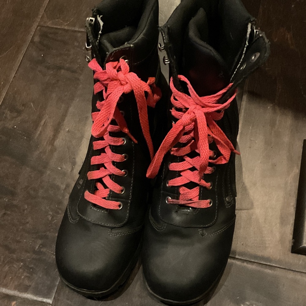 Harley-Davidson black leather boots